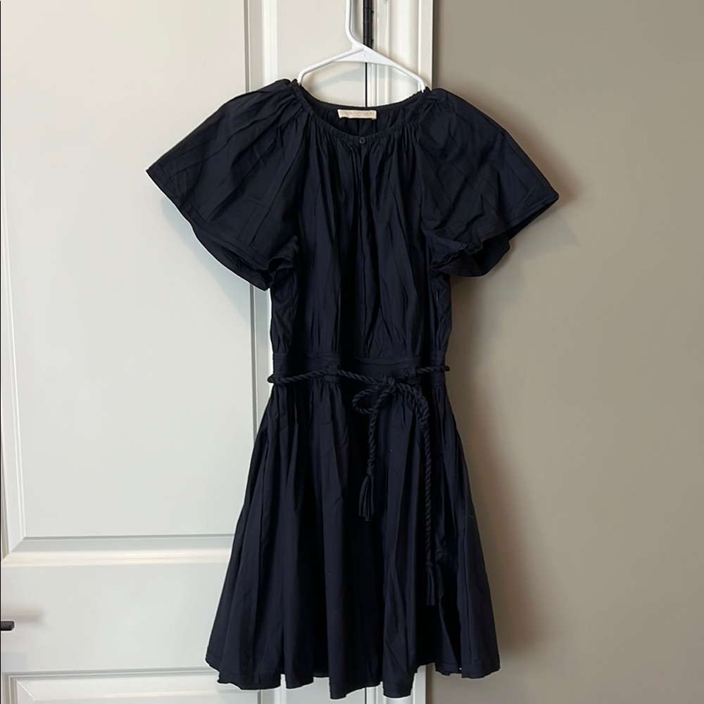 Ulla Johnson Blue Puff Sleeve Mini Dress